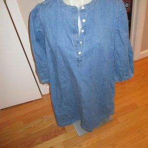 new with tags gap jean ladies dress  orig $80 sz large